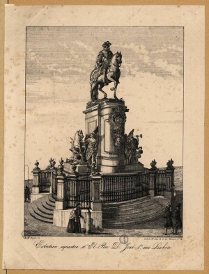 Estatua equestre d´El-Rei D. José 1.º em Lisboa