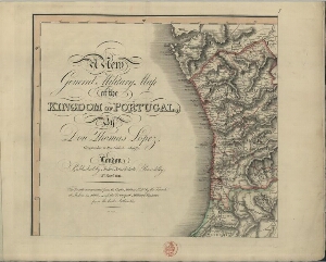 A new general military map of the kingdom of Portugal