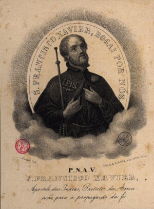 S. Francisco Xavier, Apostolo das Indias, Protector da Associação para a propagação da fé