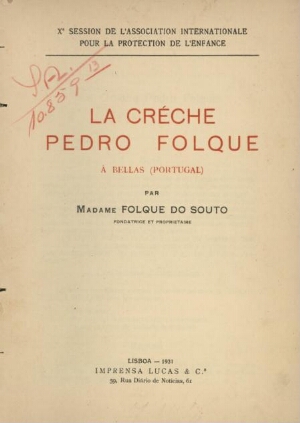 La crèche Pedro Folque