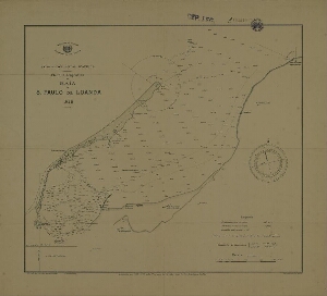 Plano hidrográfico da Baía de S. Paulo de Loanda