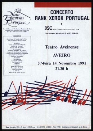 Concerto Rank Xerox Portugal e BSE - Bens e Serviços p. Escritório, Lda. - Aveiro