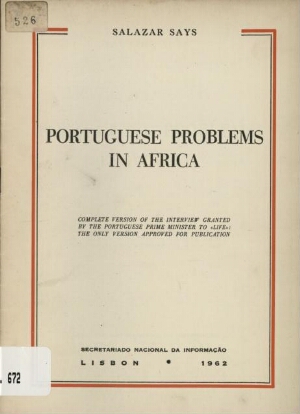 Portuguese problems in Africa
